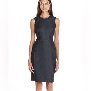 NWT Calvin Klein Sheath Dress - Navy